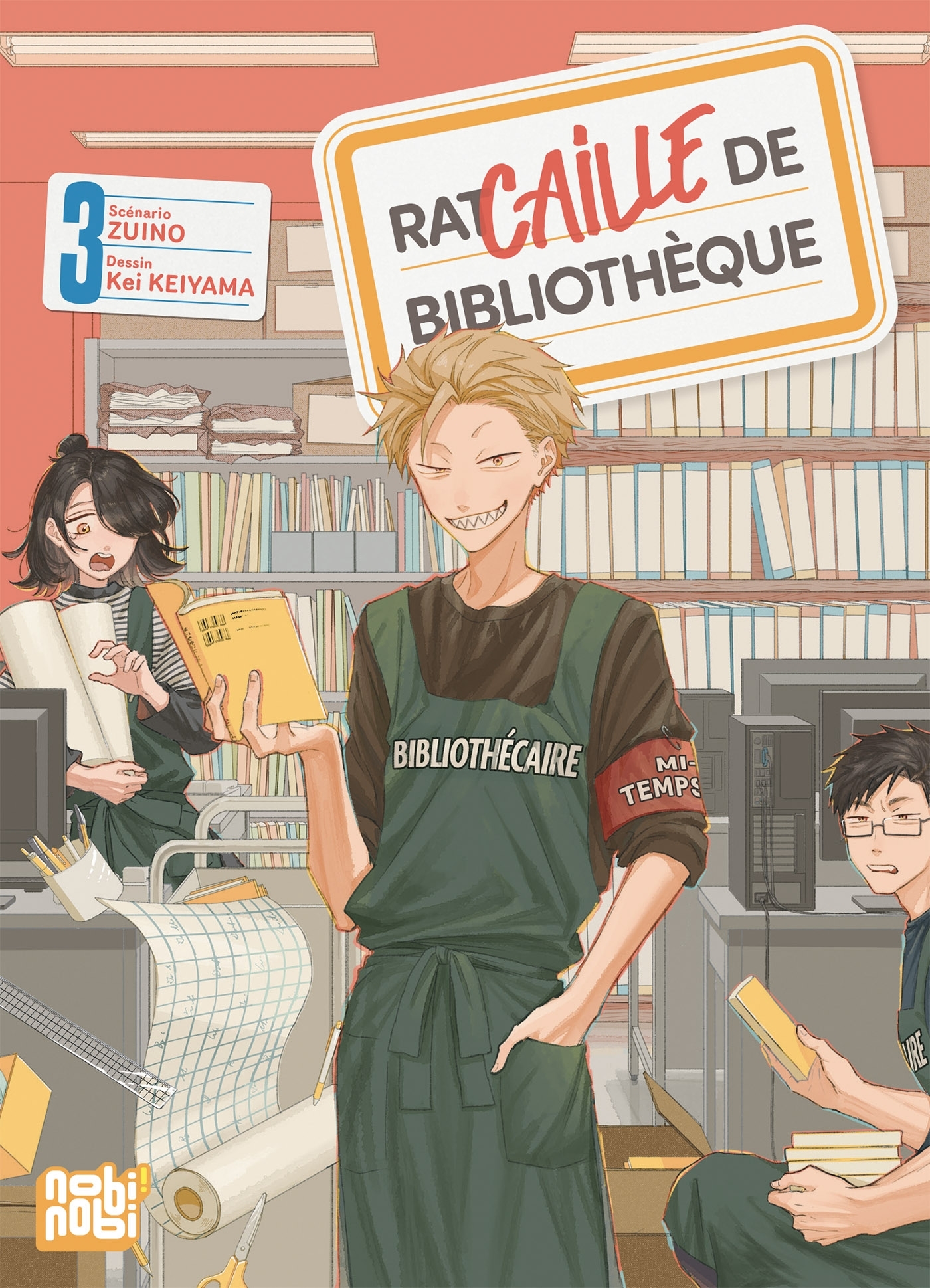 Racaille de bibliothèque T03 - Kei Keiyama, Zuino, Kei Keiyama, Zuino - NOBI NOBI Racaille de bibliothèque T03 - Kei Keiyama, Zuino, Kei Keiyama, Zuino - NOBI NOBI