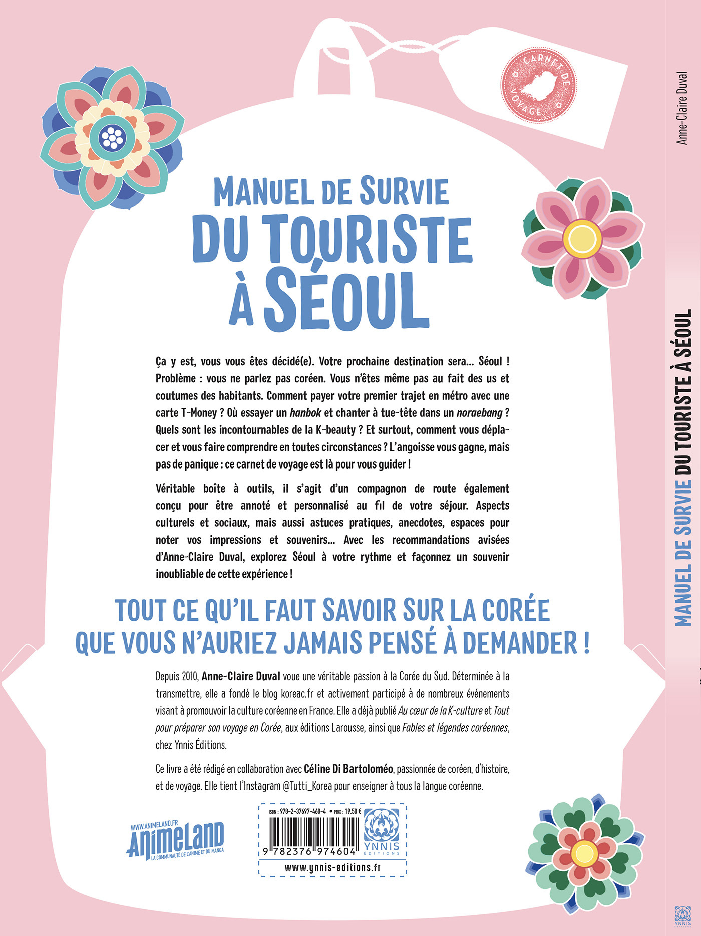 Manuel de survie du touriste à Séoul - Anne-Claire Duval - YNNIS