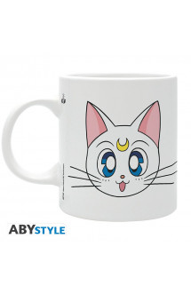 Sailor moon - mug - 320 ml - luna & artemis